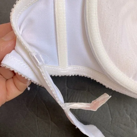 Lily of France White Strapless Push-up Bra in Size 34C - Picture 8 of 9